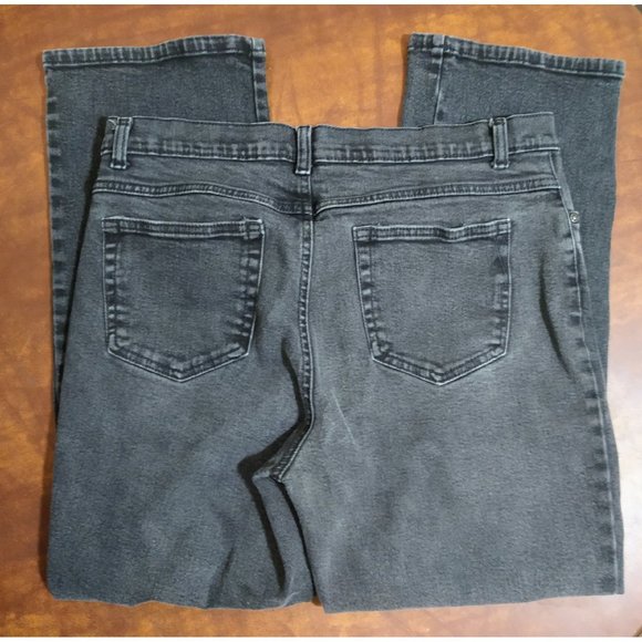 Style & Company-Easy-Black Womens Jeans size 32x27 Stretch Inseam 26 CLEARANCE! - Picture 4 of 4